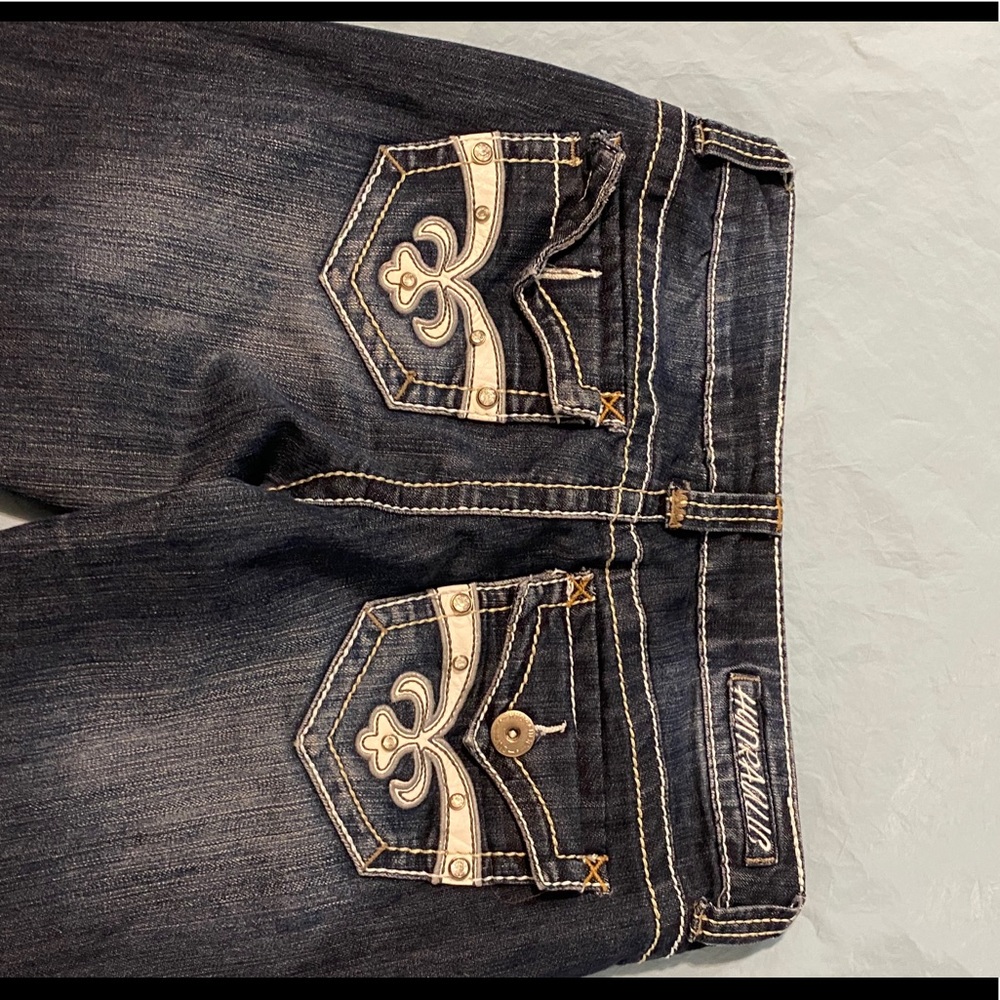 Hydraulic Boot-Cut Low-Rise Ripped Jeans - Picture 5 of 7